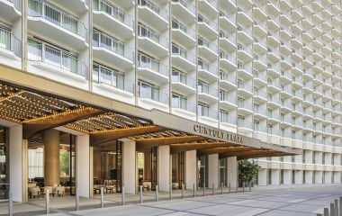 Exterior of Fairmont Century Plaza.