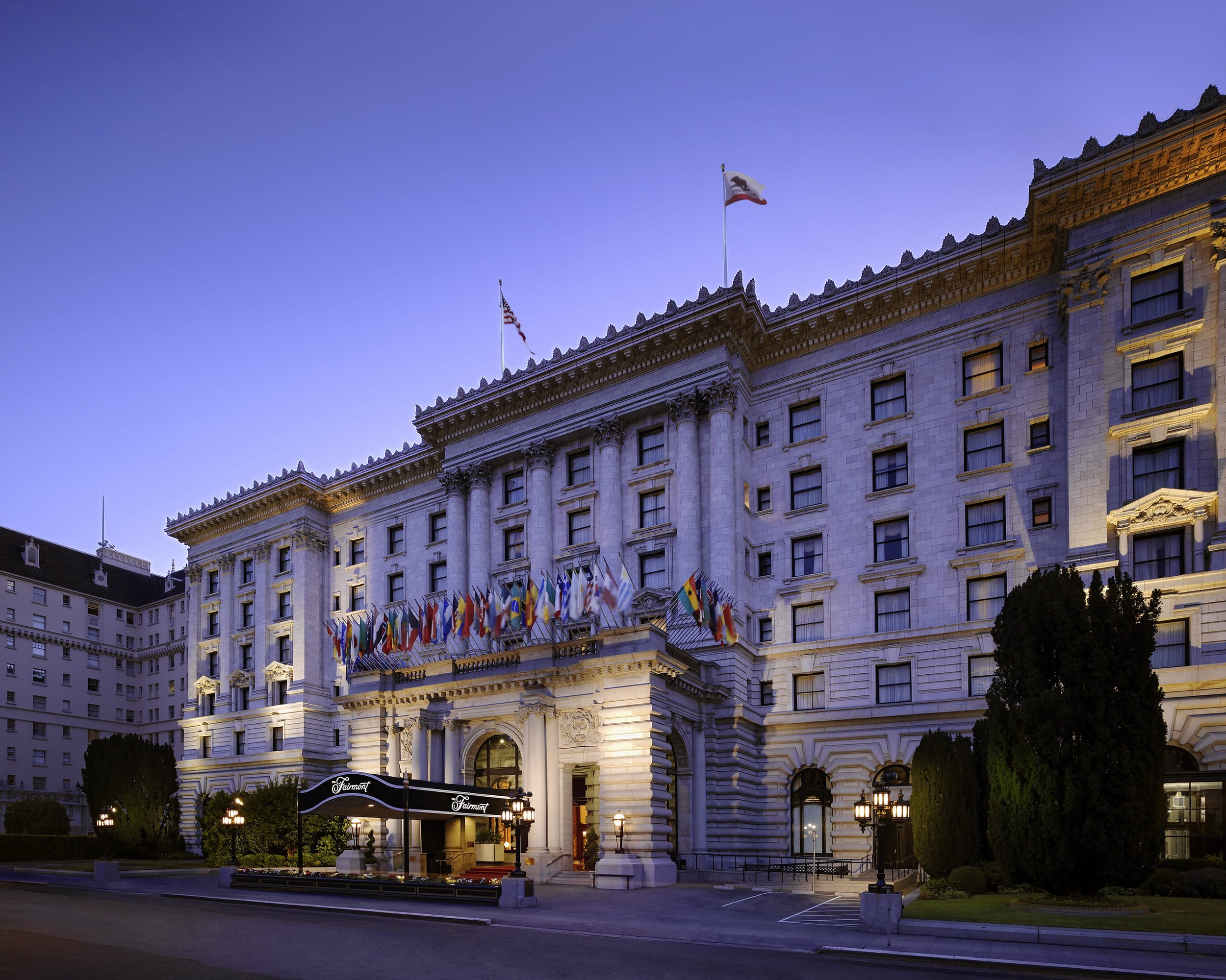 Exterior of the Fairmont San Francisco